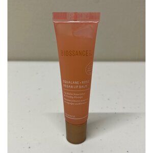 Biossance Squalane + Rose Vegan Lip Balm 15g / .52oz NEW w/o Box